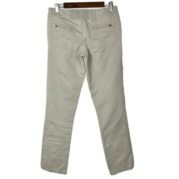 Puma Khaki Zip Bottom Straight Leg Active Pants S - Picture 2 of 5